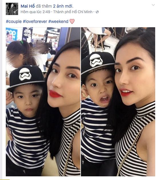 Chai sẻ mới nhất của Mai Hồ trên trang cá nhân.