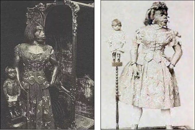 Phần cơ thể của Julia sau khi chết vẫn bị chồng lôi ra làm vật trưng bày.