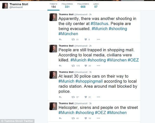 Thamina chia sẻ trên trang Twitter