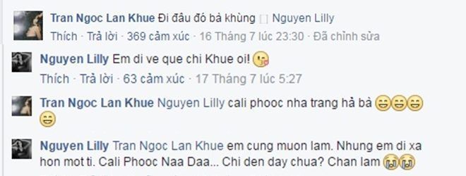 Lan Khuê liền bay vào hỏi bà khùng đi đâu đó
