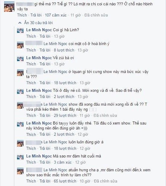 Cuộc tranh luận "gay gắt" giữa stylist Lê Minh Ngọc và một người bạn thân của Mỹ Tâm.