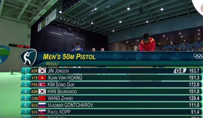 Hoàng Xuân Vinh giành huy chương b