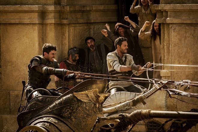 Toby Kebbell plays Messala Severus and Jack Huston plays Judah Ben-Hur Ben-Hur from Paramount Pictures and Metro-Goldwyn-Mayer Pictures.