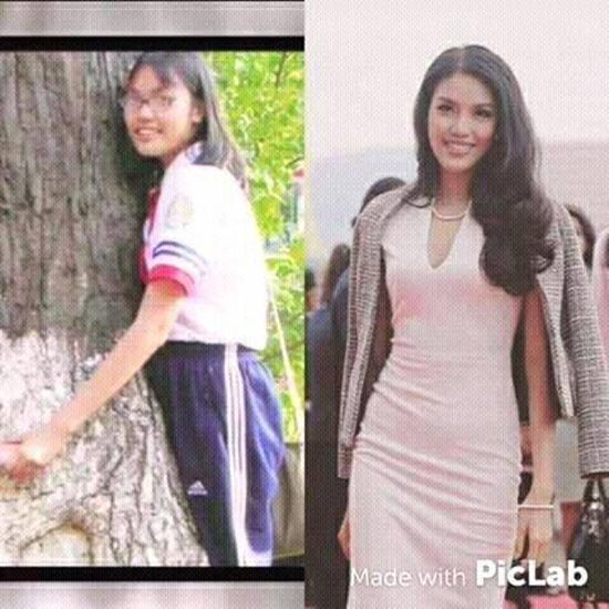 Hình ảnh Lan Khuê thời còn đi học cũng được các fan "đào mộ".