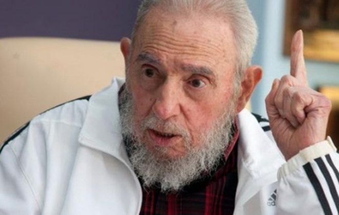 Cựu chủ tịch Cuba Fidel Castro. Ảnh: AP.