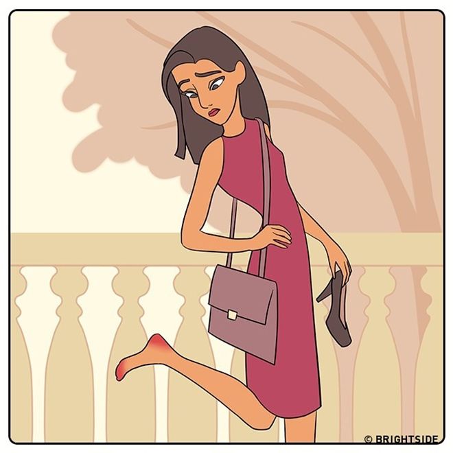 5 phút đầu tiên diện giày cao gót trông bạn thật xinh đẹp, lộng lẫy. 5 phút sau đấy thậm chí bạn còn chẳng muốn nhớ đến mình đã đi cái gì!