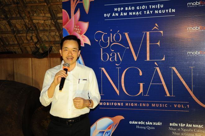 Ông Nguyễn Mạnh Hùng đại diện cho nhà tài trợ nhấn mạnh đây là một dự án phi lợi nhuận nhằm bảo vệ và giữ gìn di sản văn hoá Tây Nguyên