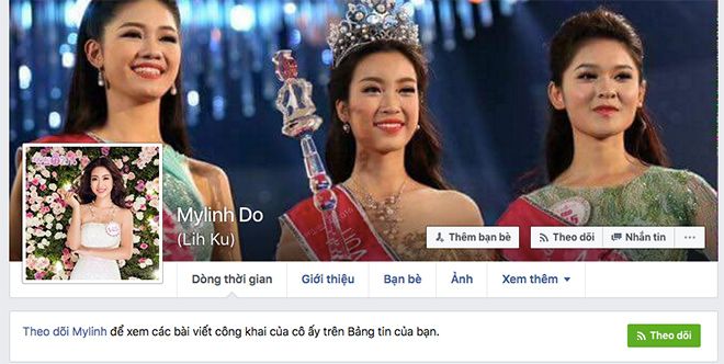 Xuất hiện rất nhiều Facebook giả mạo Hoa hậu Việt Nam 2016 Đỗ Mỹ Linh.
