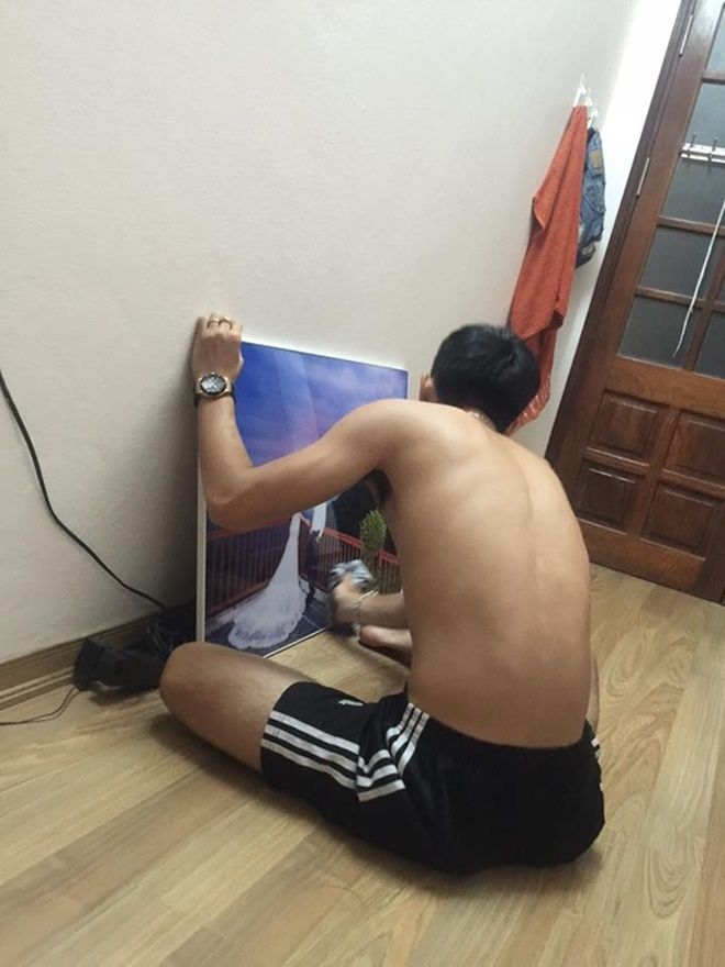 Người chồng trẻ được mệnh danh "người chồng của năm" vì có hành động quá đỗi dễ thương.