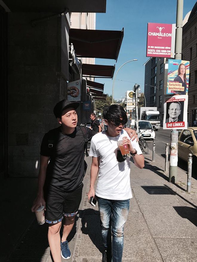 Hình ảnh mới nhất của Noo Phước Thịnh và Ngô Kiến Huy tại Đức.