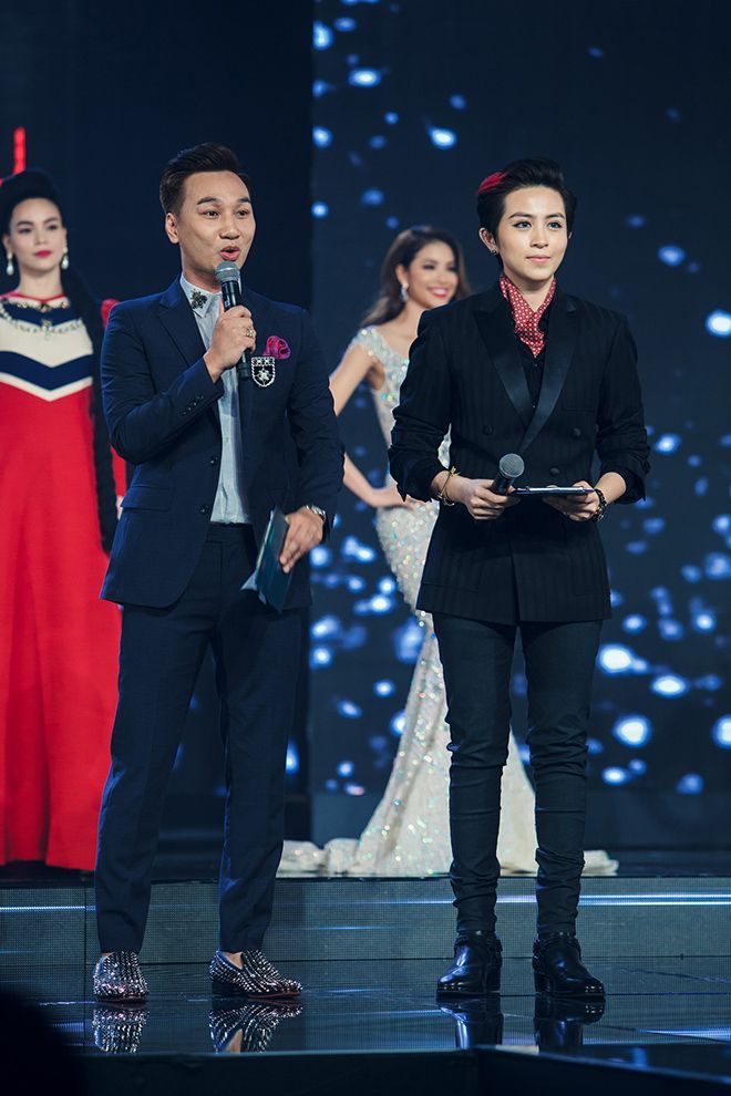 Gil Lê cùng MC Thành Trung bất ngờ thay thế Vĩnh Thụy dẫn chương trình Chung kết The Face - Gương mặt thương hiệu 2016.