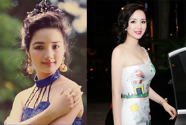 Giáng Mi thời điểm đăng quang và hiện nay