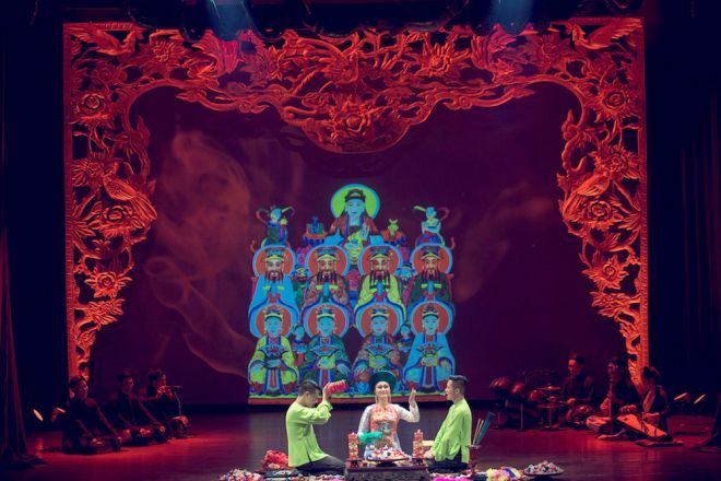 Nghi lễ Lê Đồng đã được mang trọn vẹn lên sân khấu cả về hình thức và tinh thần