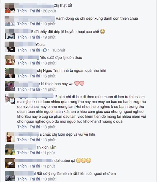 Các fan vô cùng tự hào và thêm yêu Ngọc Trinh.