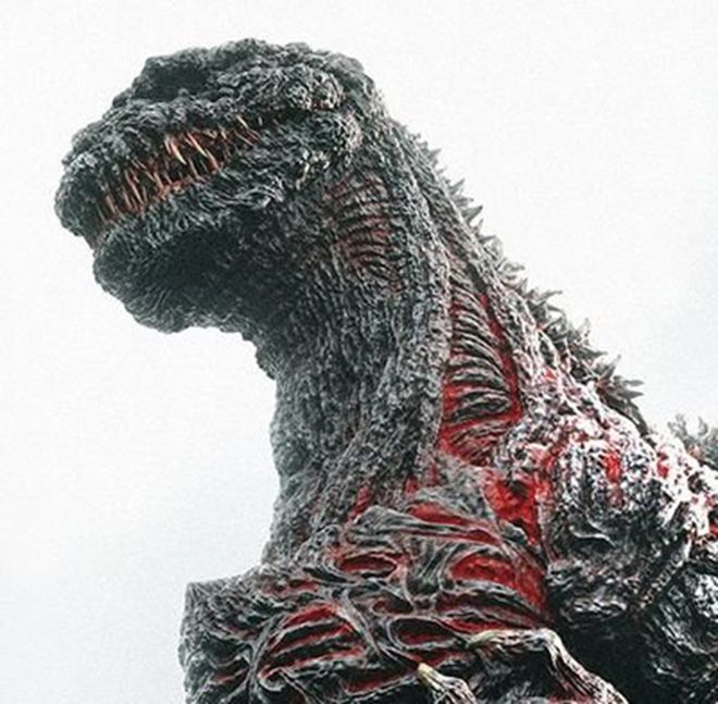 Cận cảnh "chân dung" Godzilla.