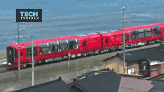 Chỉ có tại Nhật Bản: Đi tàu thế này thì dù ngồi cả ngày cũng xứng đáng Ảnh 2