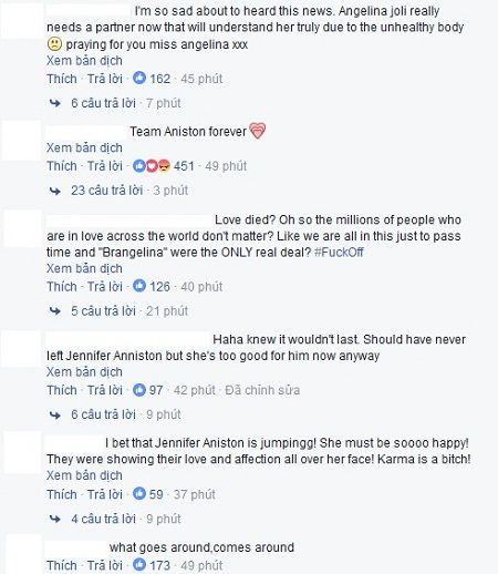 “Jennifer Aniston hiện giờ chắc đang cười thầm đấy chứ...”