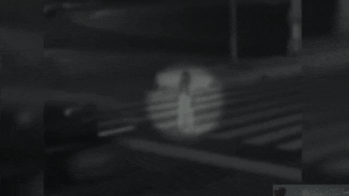 Clip hãi hùng: Bóng ma người phụ nữ 'khóc nhè' huyền thoại xuất hiện giữa phố trong đêm khuya Ảnh 2