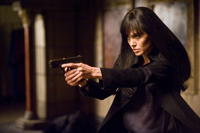 Angelina Jolie stars as "Evelyn Salt" in Columbia Pictures' contemporary action thriller SALT.