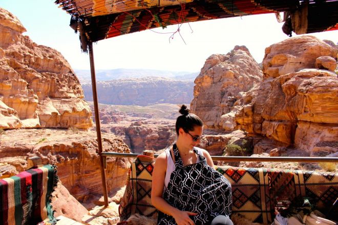 this-group-of-us-military-guys-were-walking-past-us-as-we-walked-down-and-they-started-clapping-because-they-were-sweating-so-much-she-said-they-were-like-we-could-not-imagine-carrying-a-child-up-this