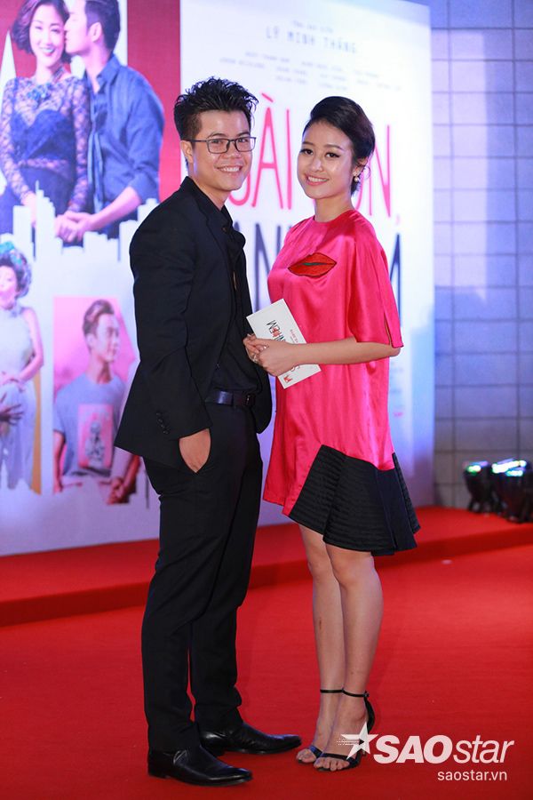 Đinh Mạnh Ninh và MC Phí Thùy Linh.