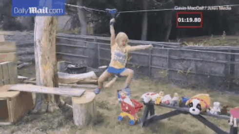 Mãn nhãn với clip vượt thử thách của Nữ chiến binh Ninja 5 tuổi Ảnh 2