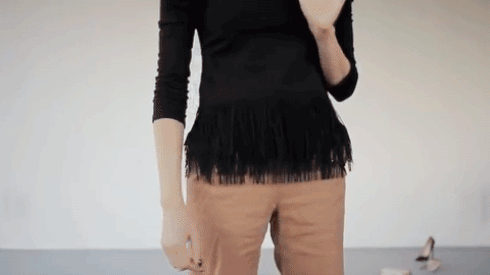 Chỉ với 1 chiếc áo len cổ lọ, bạn sẽ phối hợp được những gì? Ảnh 2