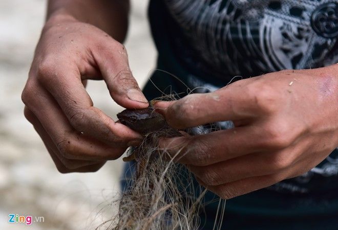 Thực phẩm cạn dần, người dân phải thả lưới đánh bắt thuỷ sản để làm thức ăn.