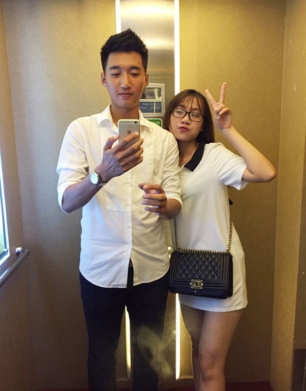 Phương Anh và Toàn cùng có chiều cao đáng nể.