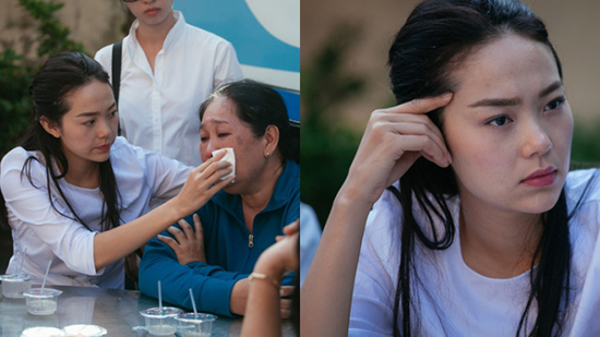 Nữ ca sĩ phờ phạc tới viếng cũng như gửi lời chia buồn tới gia đình.