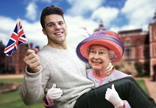 Lại còn được giao lưu với cả Nữ hoàng Anh đáng kính nữa chứ.