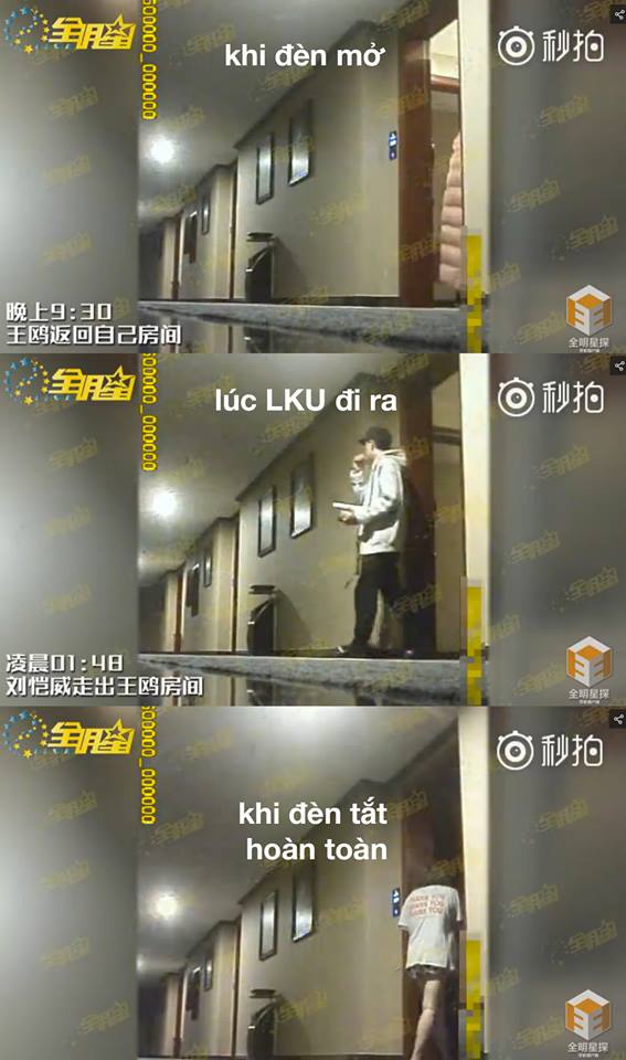 Lưu Khải Uy chỉ mặc 1 bộ quần áo trong 3 clip được quay trong 3 ngày. Bằng chứng về đèn cũng bị phủ nhận.