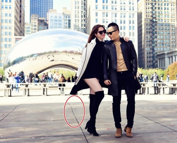 Một hình ảnh trời đất bỗng dưng "chao đảo"