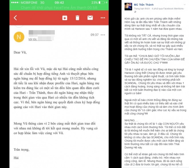 Trấn Thành tỏ ra rất bức xúc.