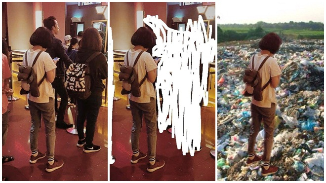 một cô bạn có nick-name Ti Bâu (TP HCM) nhờ các "phù thủy chỉnh ảnh" trên một diễn đàn với lời nhắn: "Anh chị em nào có tâm xóa mấy anh trai xung quanh giùm em."