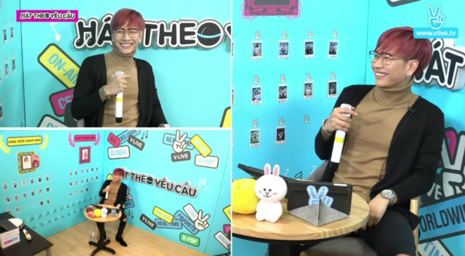 Lou Hoàng tếu táo “các bạn phải nghe hết ca khúc mới hiểu vì sao tên là Não cá vàng, chứ nghe Lou Hoàng hát vài câu thì mình là não cá vàng đó”.