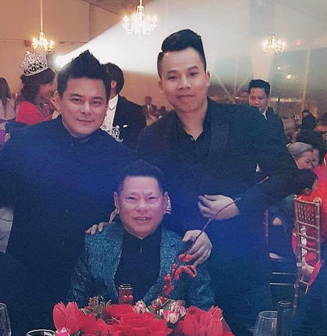 Tỷ phú Hoàng Kiều cũng góp mặt trong sinh nhật tuổi 33 của Khắc Tiệp tại Mỹ.