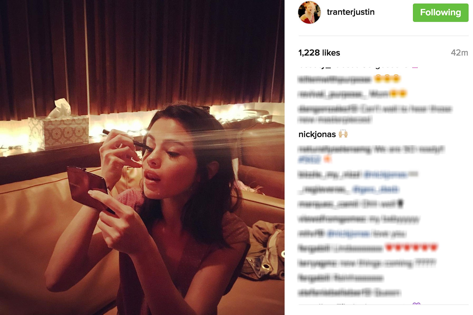 Nick Jonas bày tỏ ủng hộ hết mình cho sự trở lại của Selena Gomez. 