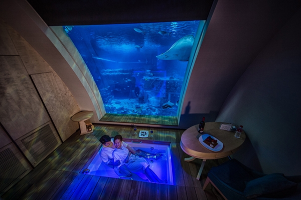 Cô dâu chú rể dường như có một niềm đam mê bất tận với biển cả.