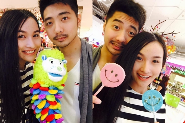 Ảnh đời thường của Thùy Dung và Leon Tang.