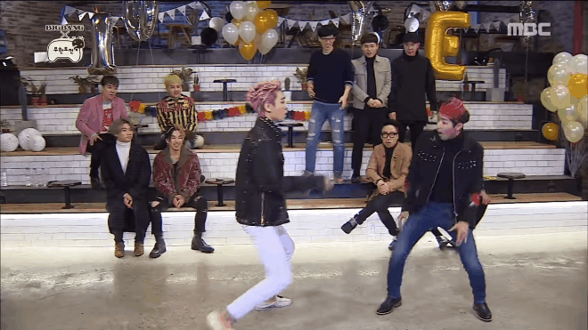 'Cười tét rốn' với màn đấu vũ đạo của BigBang và 'cỗ máy nhảy' Kwang Hee tại Infinity Challenge Ảnh 2