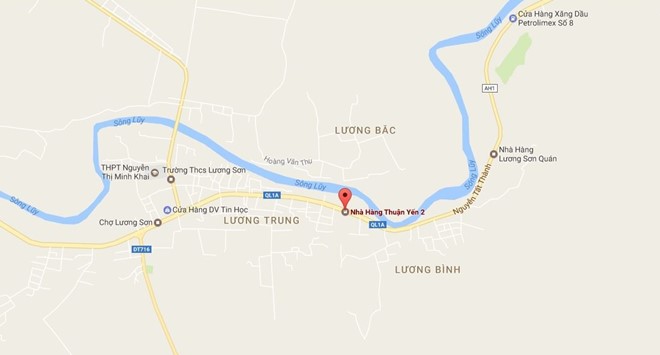 Nhà hàng Thuận Yến 2 nơi xảy ra vụ hỗn chiến khiến 1 người tử vong. Ảnh : Google Map