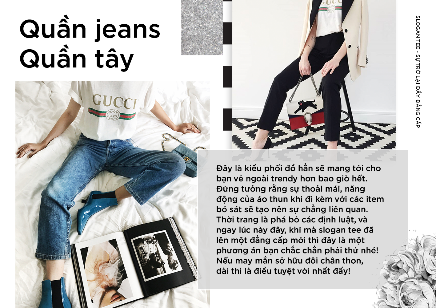 Slogan tee hay câu chuyện về sự quay trở lại đầy đẳng cấp của chiếc áo thun!