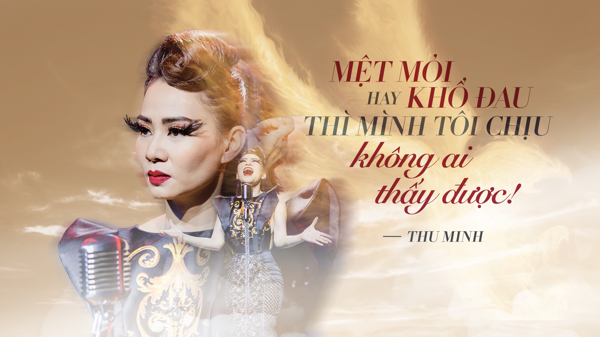 Thu Minh: 'Mệt mỏi hay khổ đau thì mình tôi chịu, không ai thấy được!'