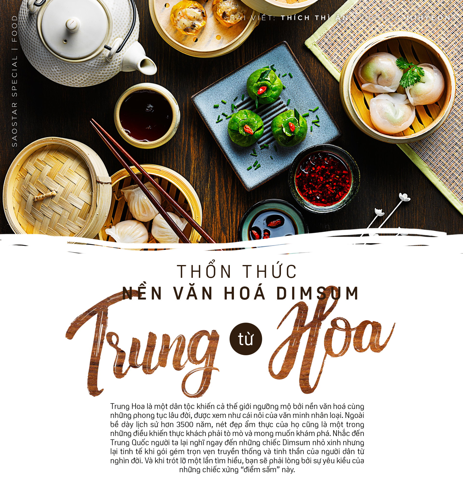 Thổn thức nền văn hoá dimsum đầy hương vị và màu sắc từ Trung Hoa