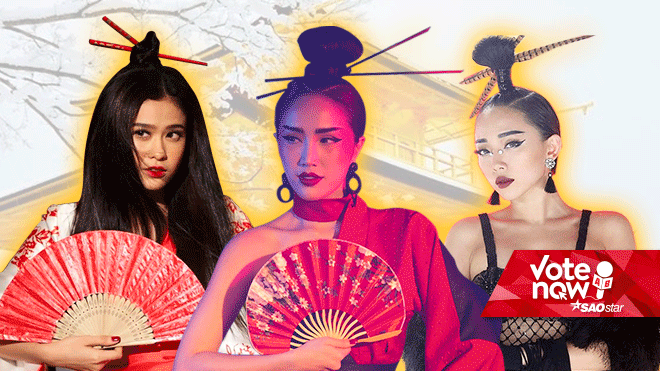 Bảo Thy - Tóc Tiên - Trương Quỳnh Anh: Đi tìm nàng Geisha ấn tượng nhất? Ảnh 2