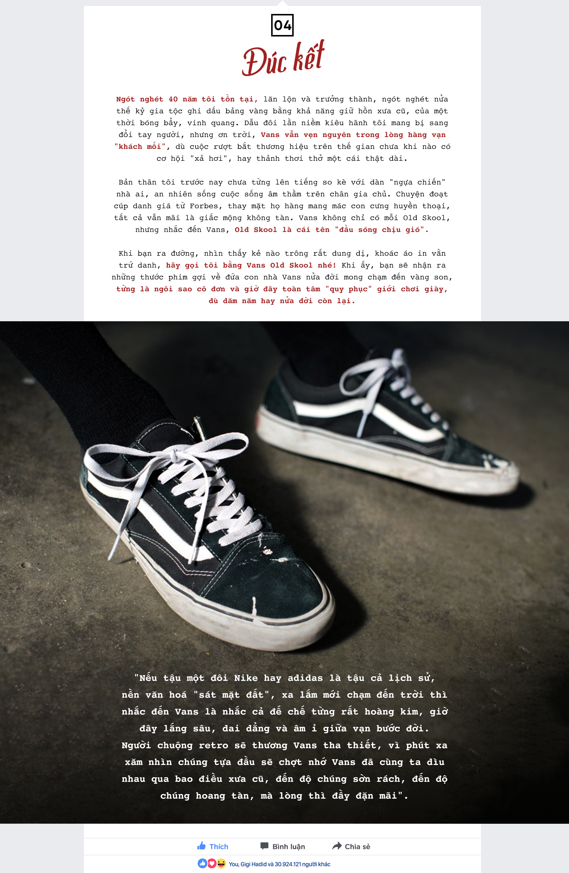 Vans Old Skool: 'Thu phục' tay chơi thế giới từ đắng cay của kẻ vô hình