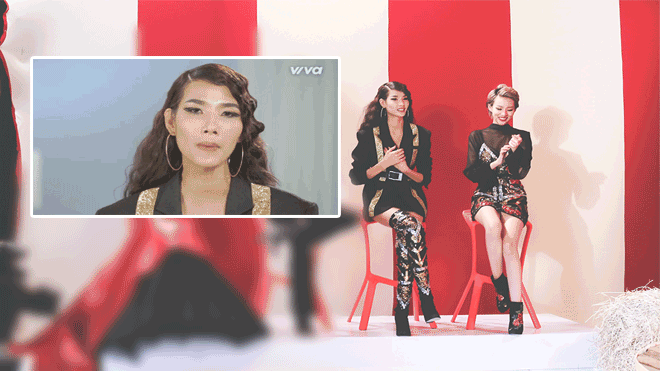 Đã xoăn xù lại tóc uốn 'mái tôn', Hoàng Thùy tạo nét thành công trong tập 9 The Face Ảnh 2