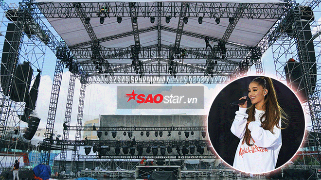 Clip HOT: Toàn cảnh sân khấu siêu 'khủng' của World Tour Ariana Grande trước giờ G Ảnh 2