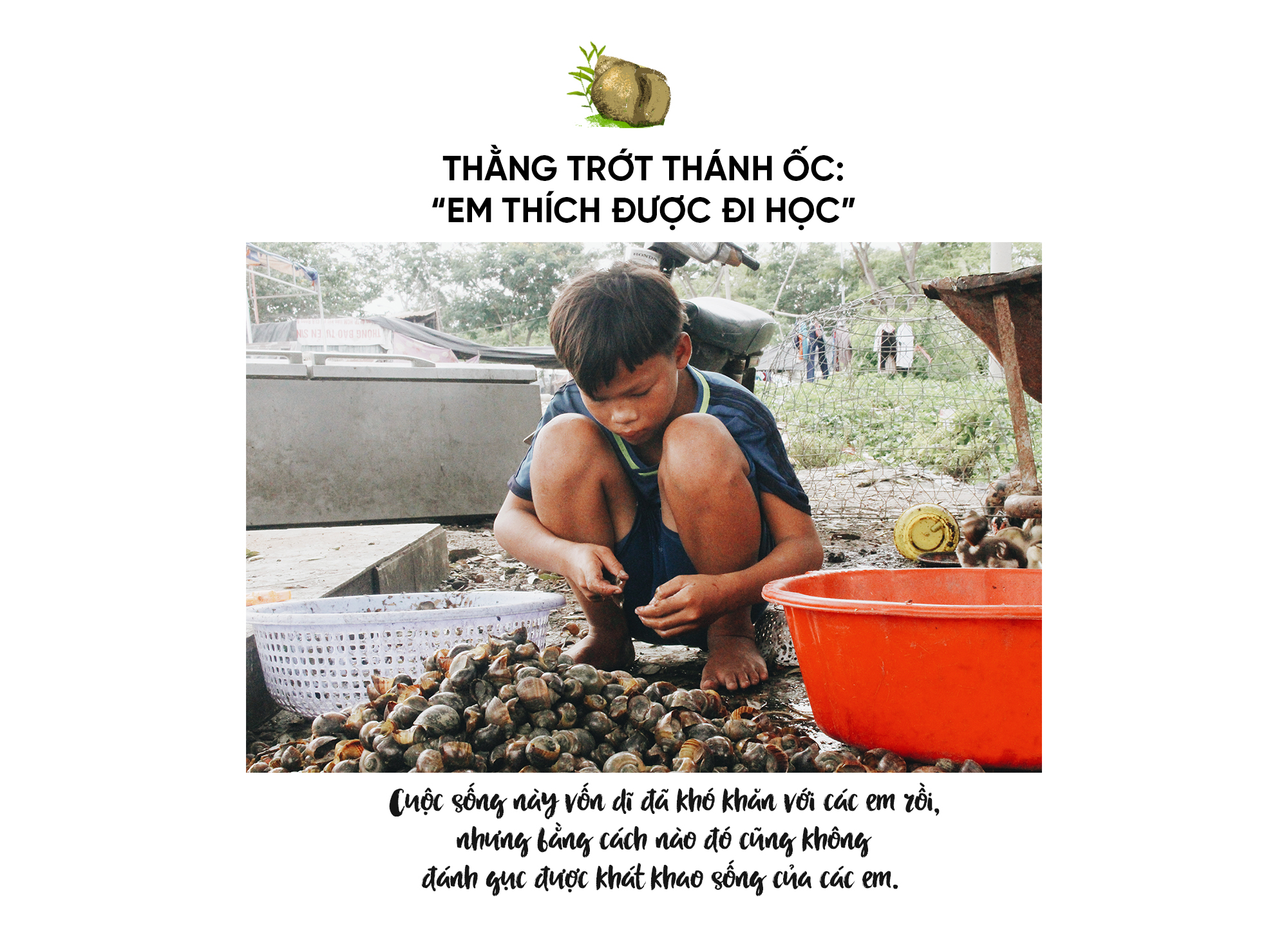 Chuyện ở xóm ốc Sài Gòn phần 2: Thằng Trớt ‘thánh ốc’ và thằng Phố ‘rau muống’